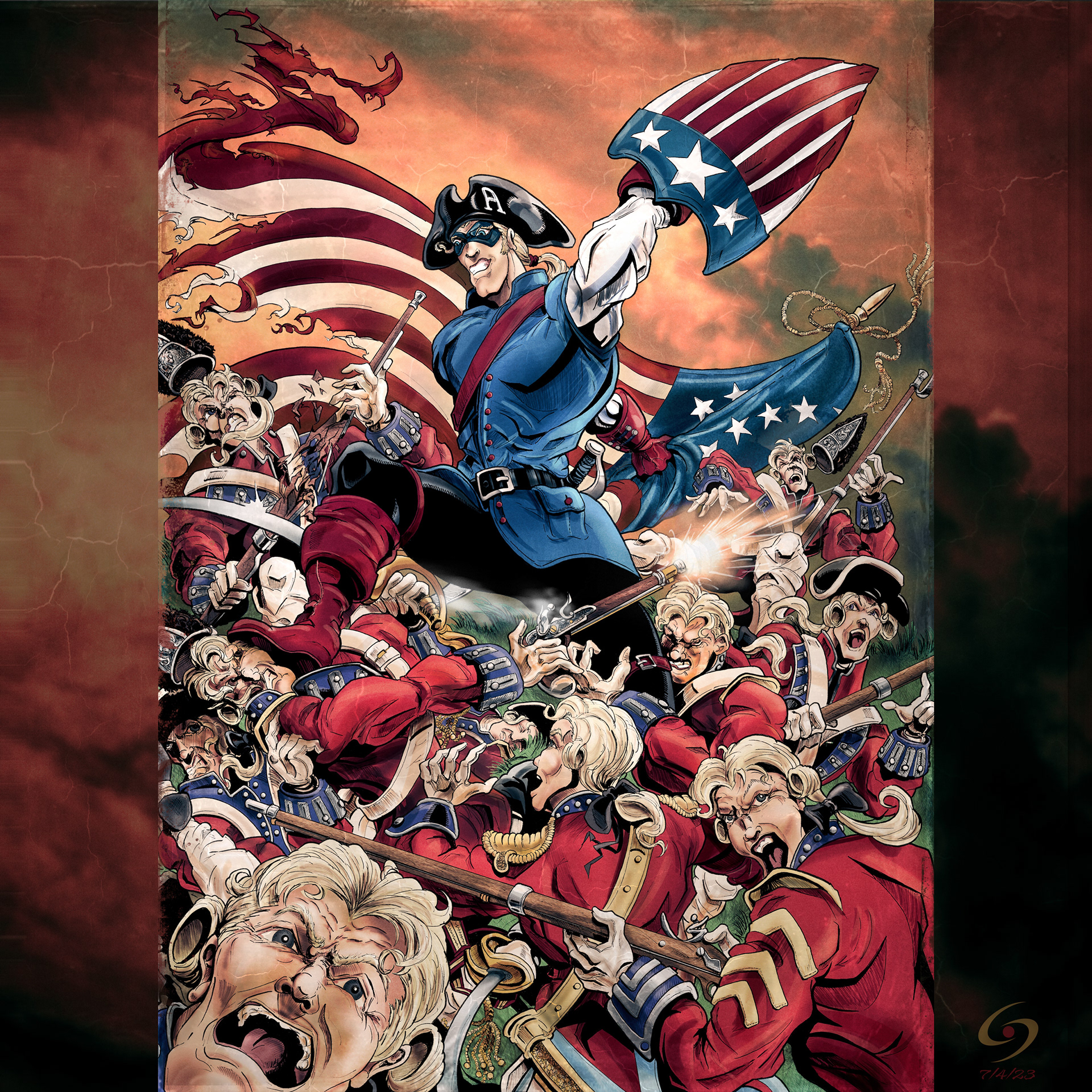 Revolutionary War-era Captain America