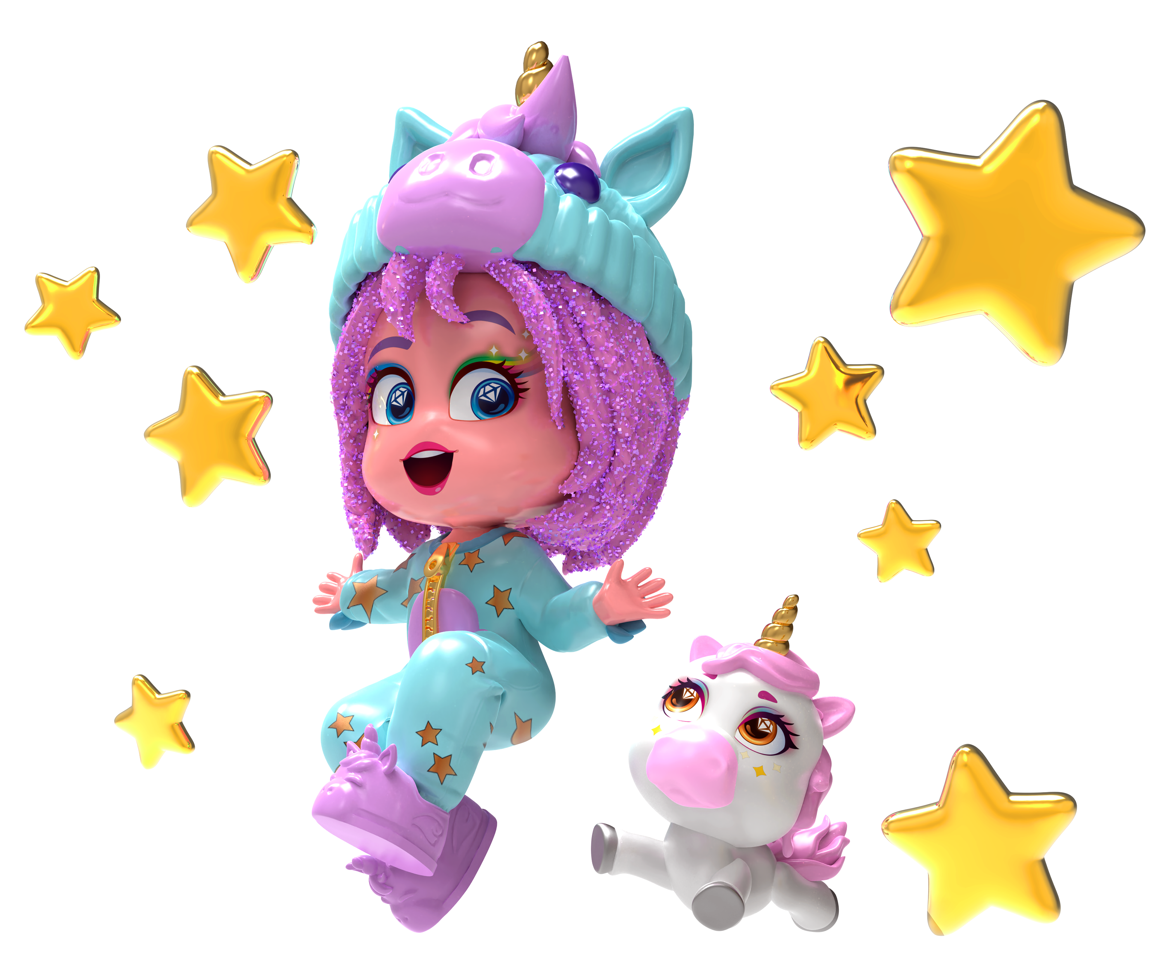 ✨ Kookyloos Season 5 VIP doll Cora Extra Outfit Doll: Modelled in zBrush and Maya, hi-res optimized for 3D printing and production. Renders: Set-up in zBrush for Keyshot, posterior production with Photoshop. 🙏🏼 Doll made by all Kookyloos Team members. ✍🏼 What did I work on? - 3D models of the clothes and props: Pijama, hat and shoes. - Doll pose. - Keyshot lights & textures set-up and renders. - Product samples supervision until market launch. © 2023 Magic Box Toys. All rights reserved.