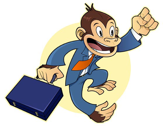 Monkey Logo for a startup