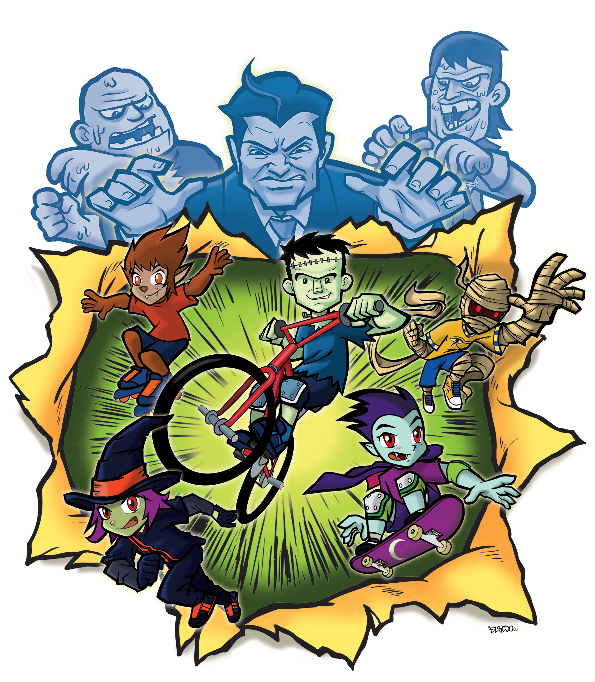 Book Cover for Extreme Monsters book