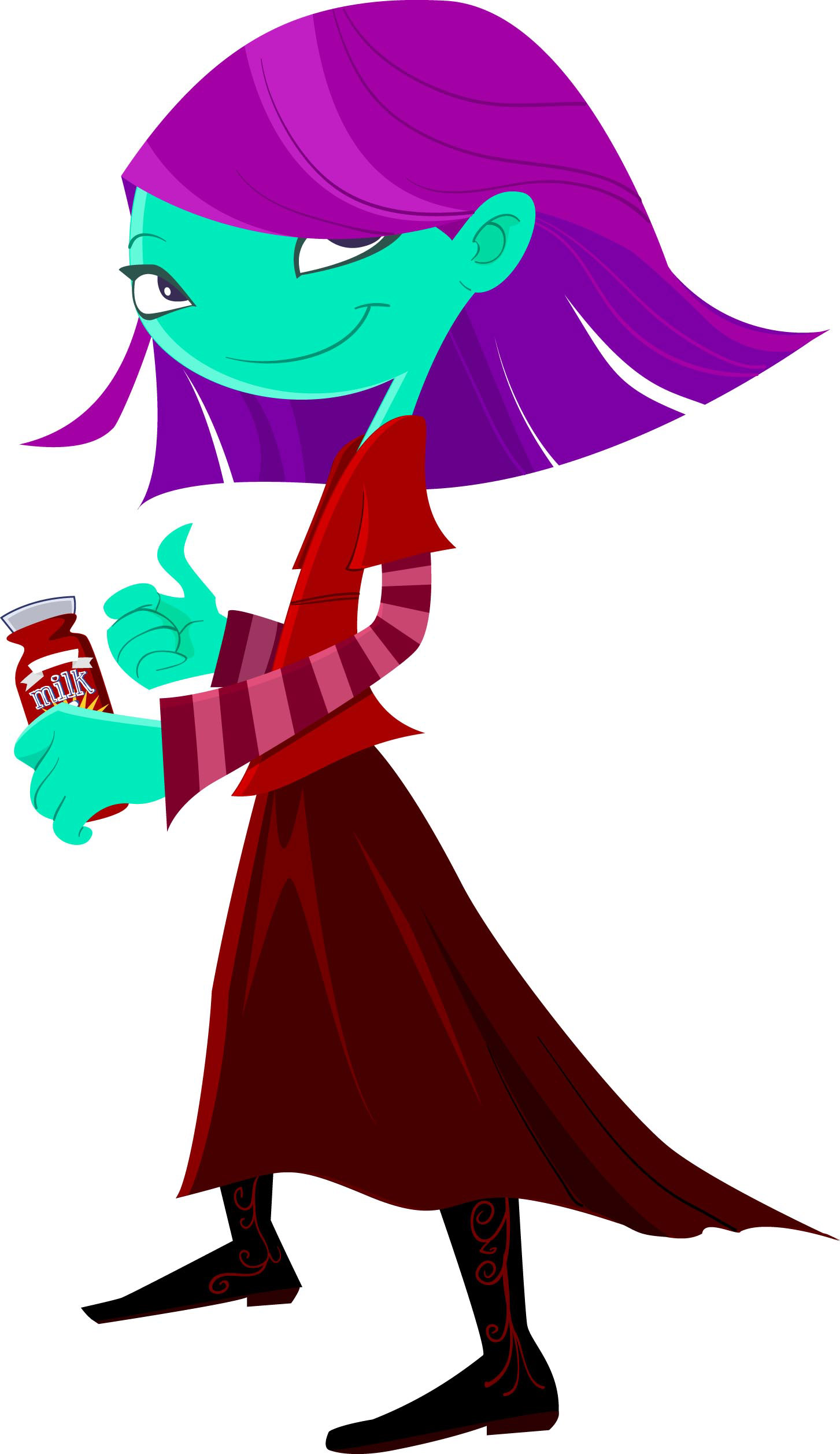 Characters created for a Milk campainCharacters created for a Milk campaign