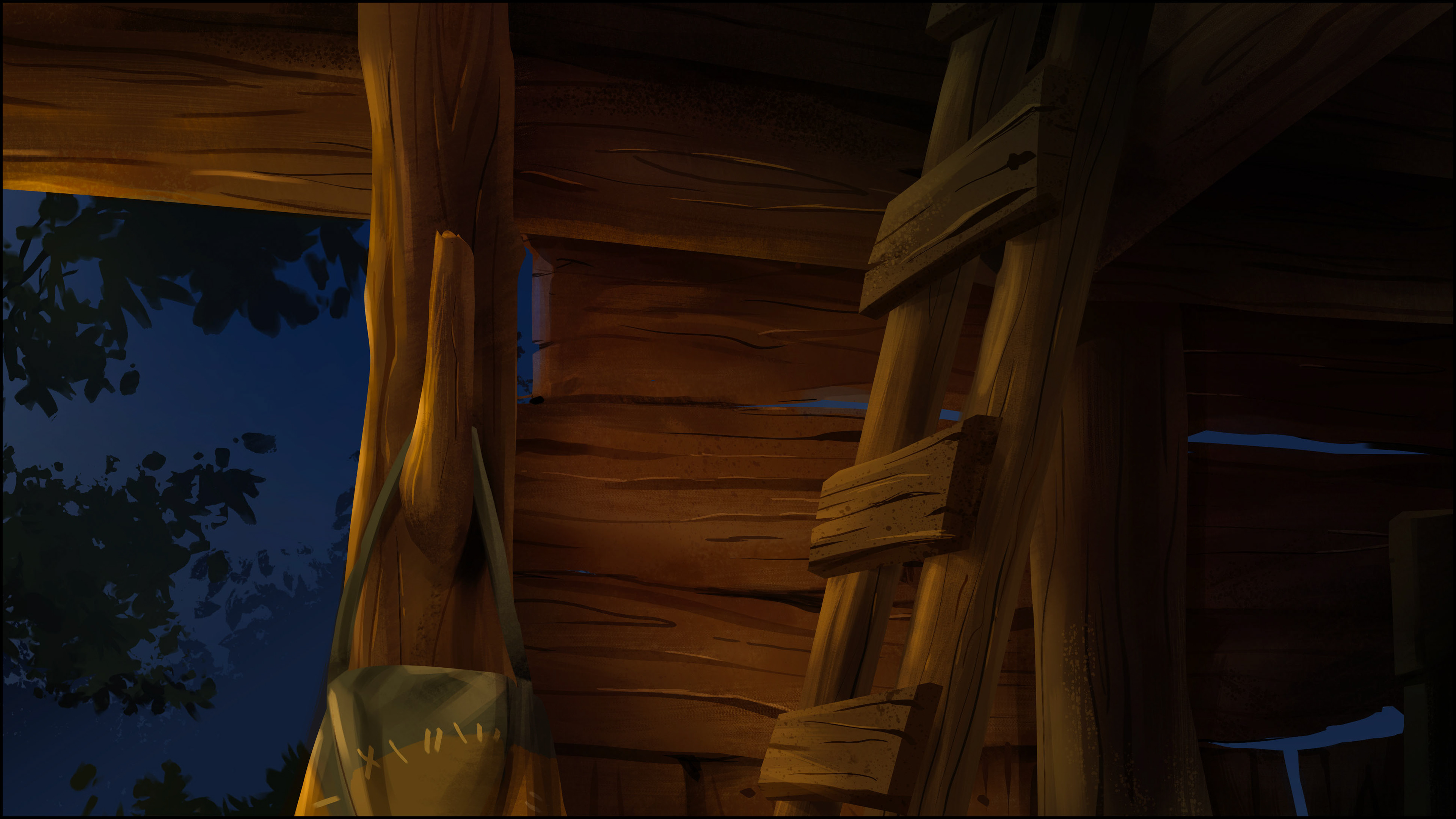 Peet's Treehouse from ep 6 of the Wingfeather Saga