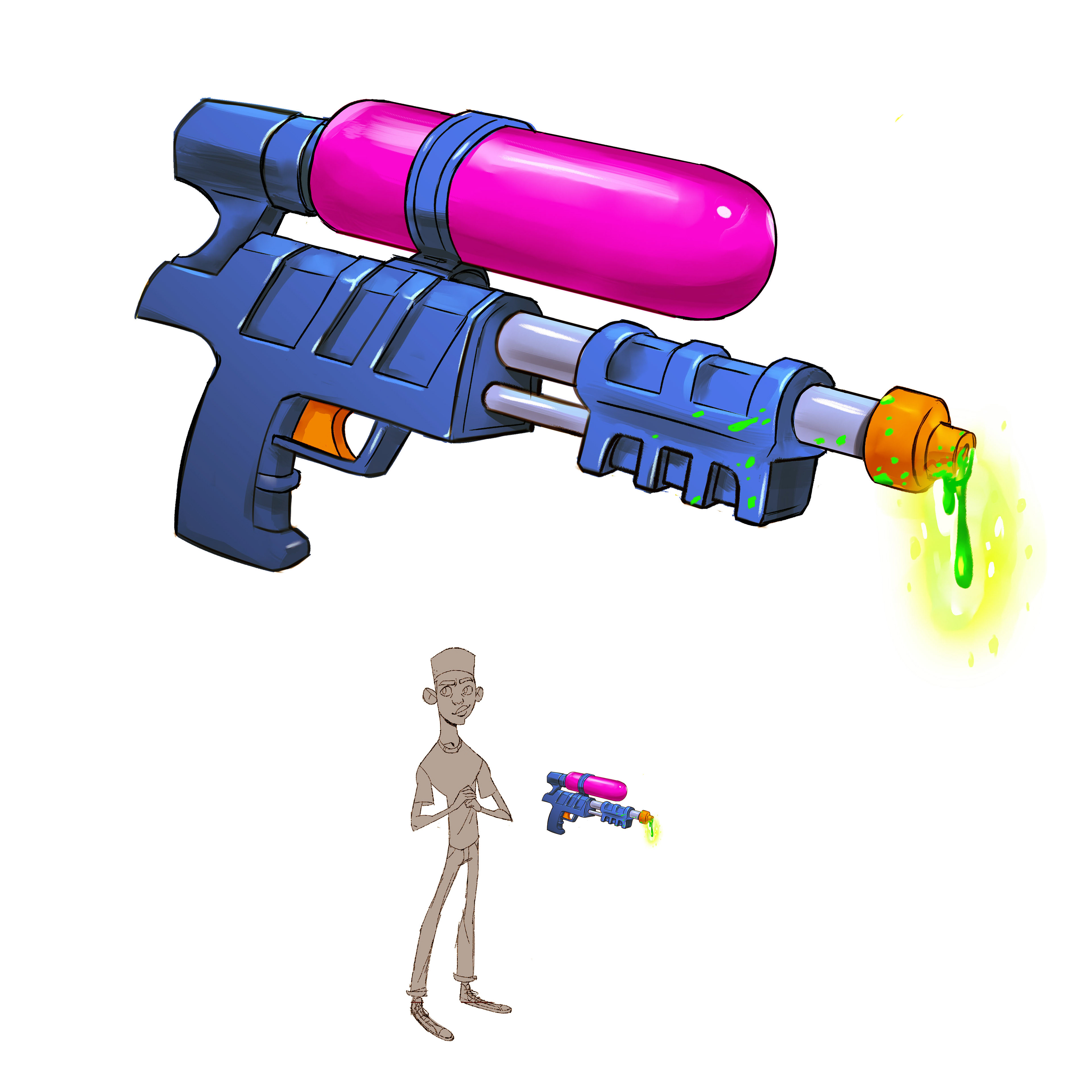 Water gun from LoserU short film