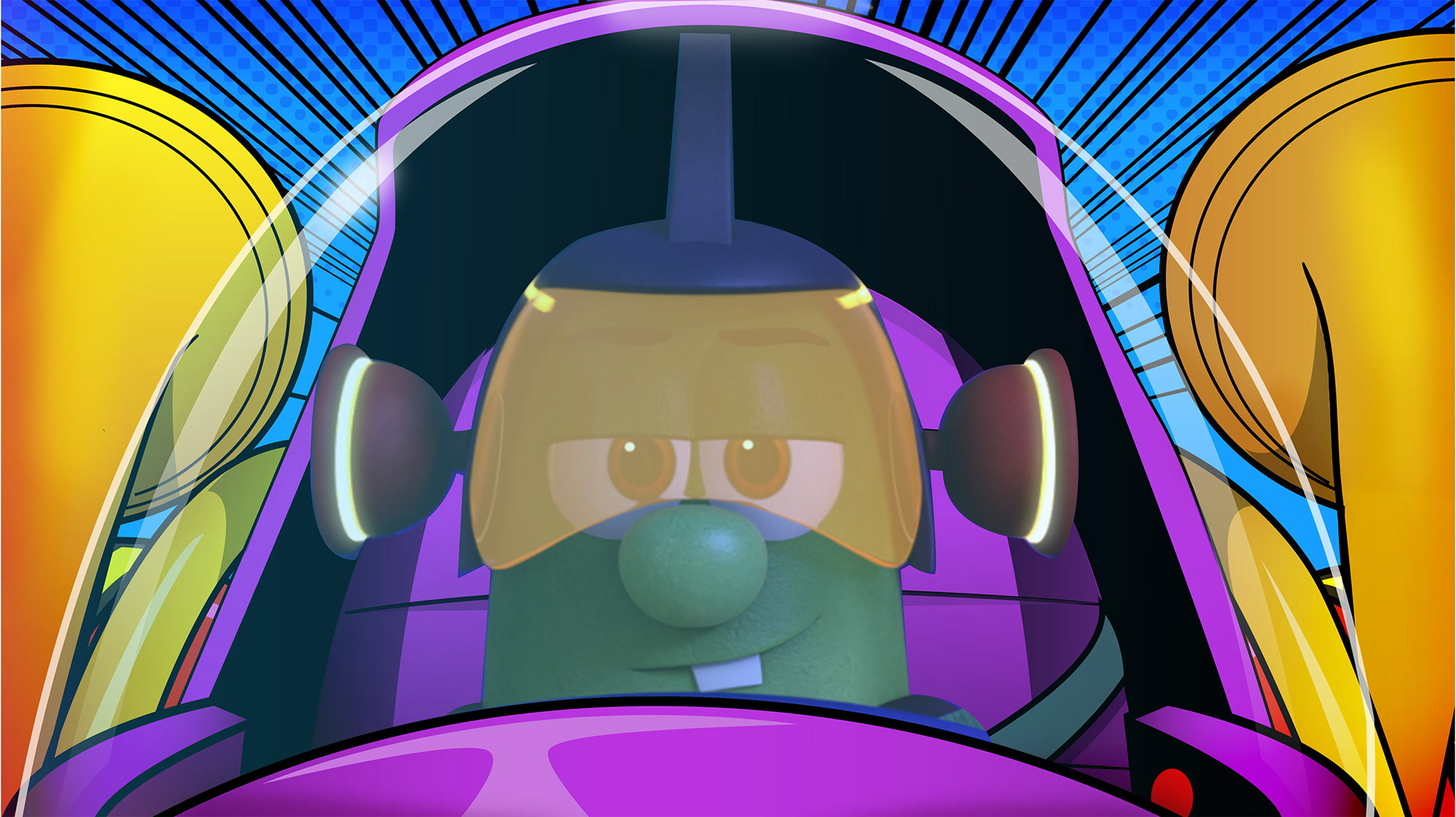 from a Comic Book episode of VeggieTales in the House