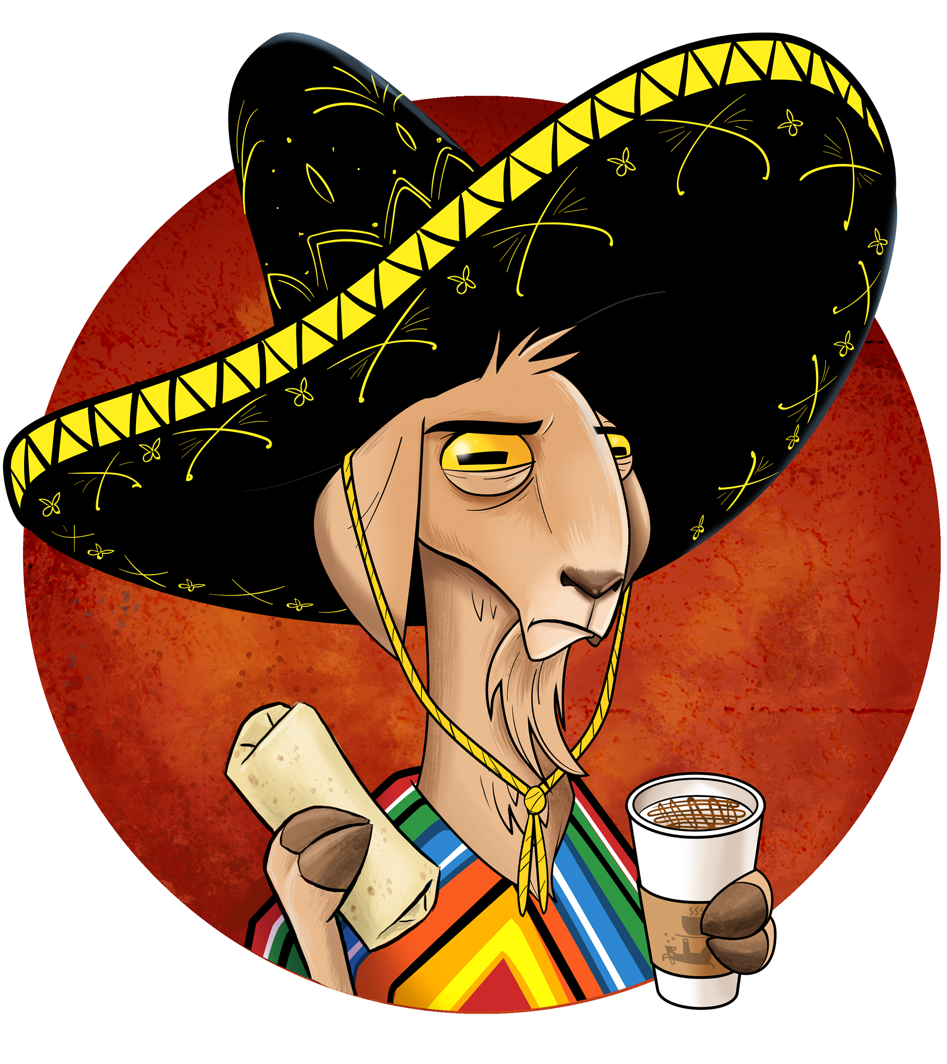 Fainting Goat breakfast burrito