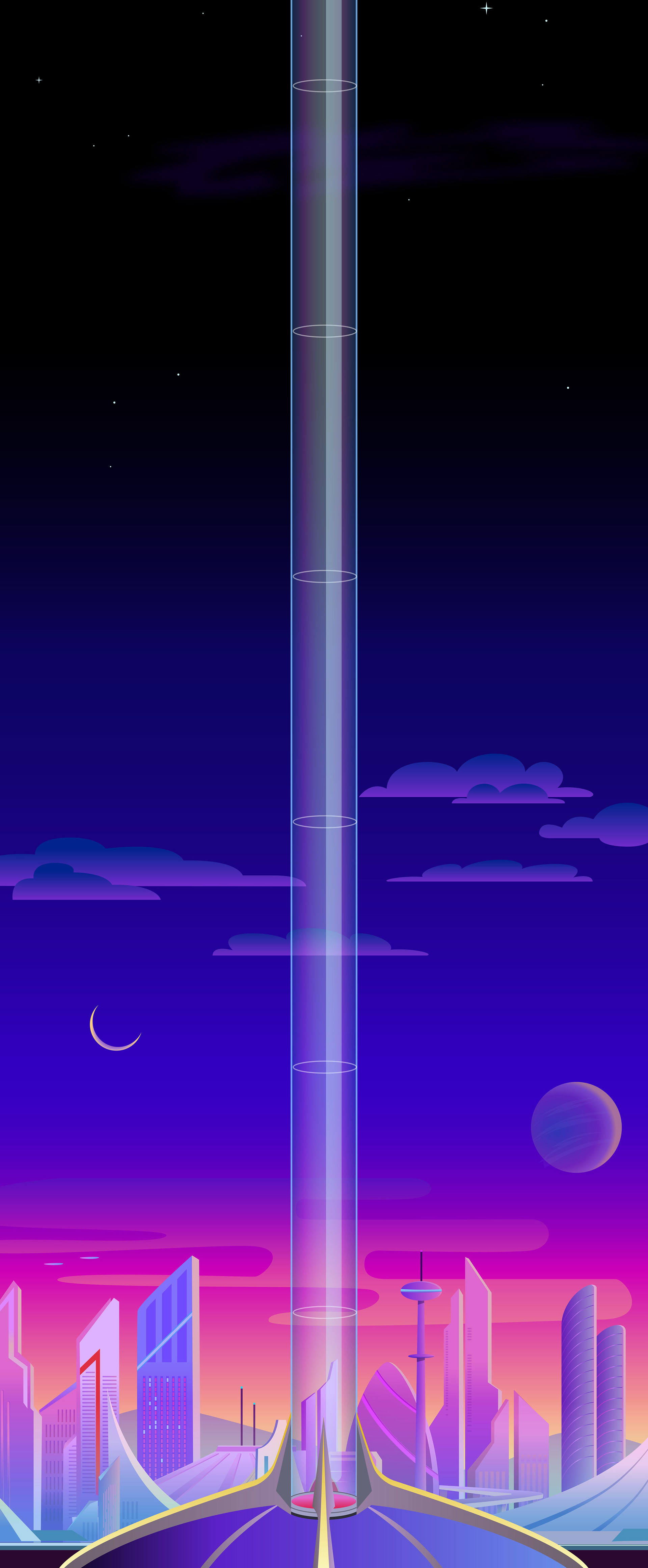 futuristic space elevator for a cancelled project