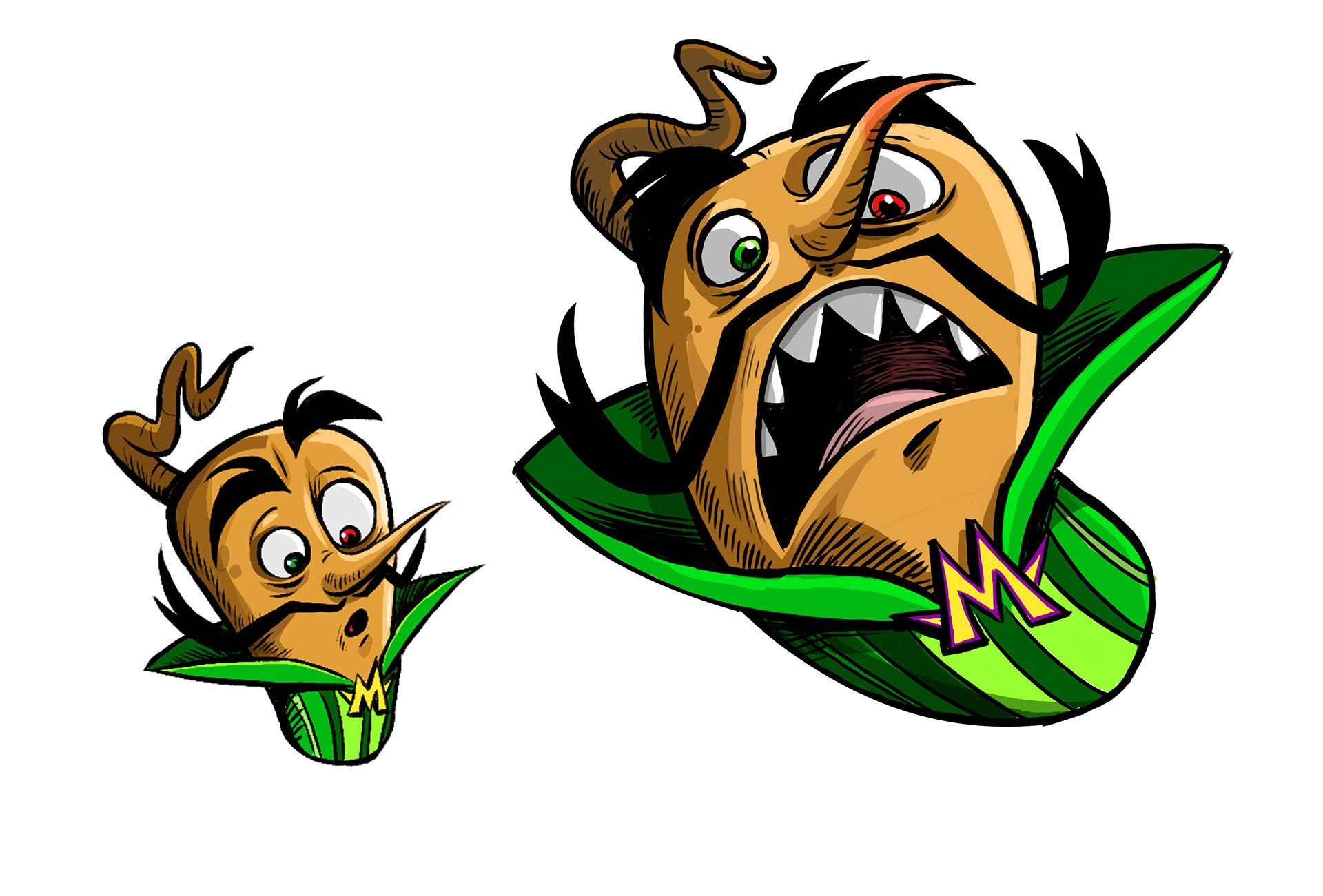 Motato, comic book style