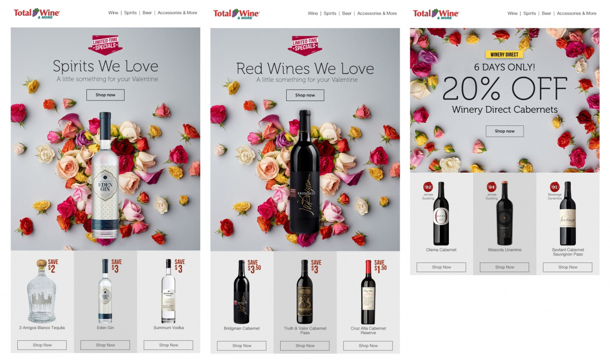 Task: Storyboard, concept and design creative for monthly campaign to be used across platforms. Worked with copy writers, developers, designers until completion. Hired and directed photo shoot to represent original storyboard. Medium: Email, web (shown), social media, print, in-store