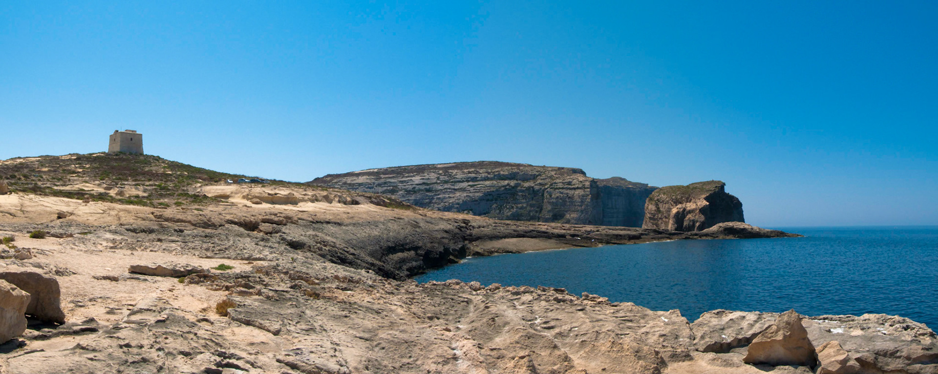 Panorama de la côte.