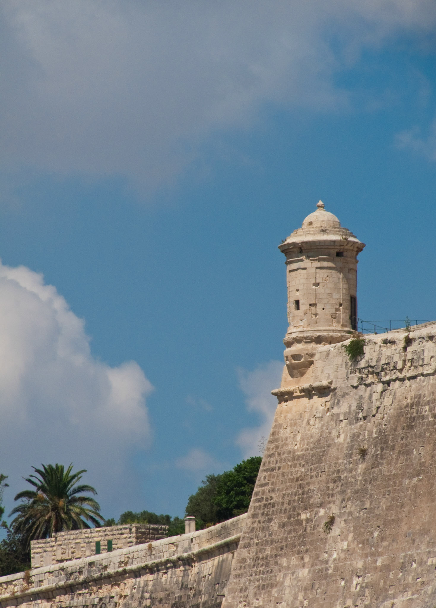 La valette vue de la mer. Tout est fortifié