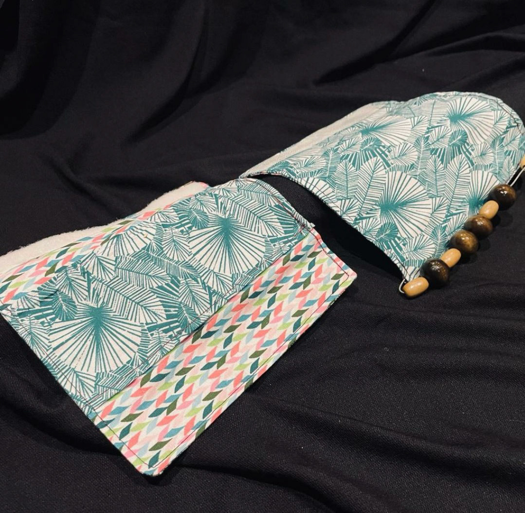 Final design with floral print