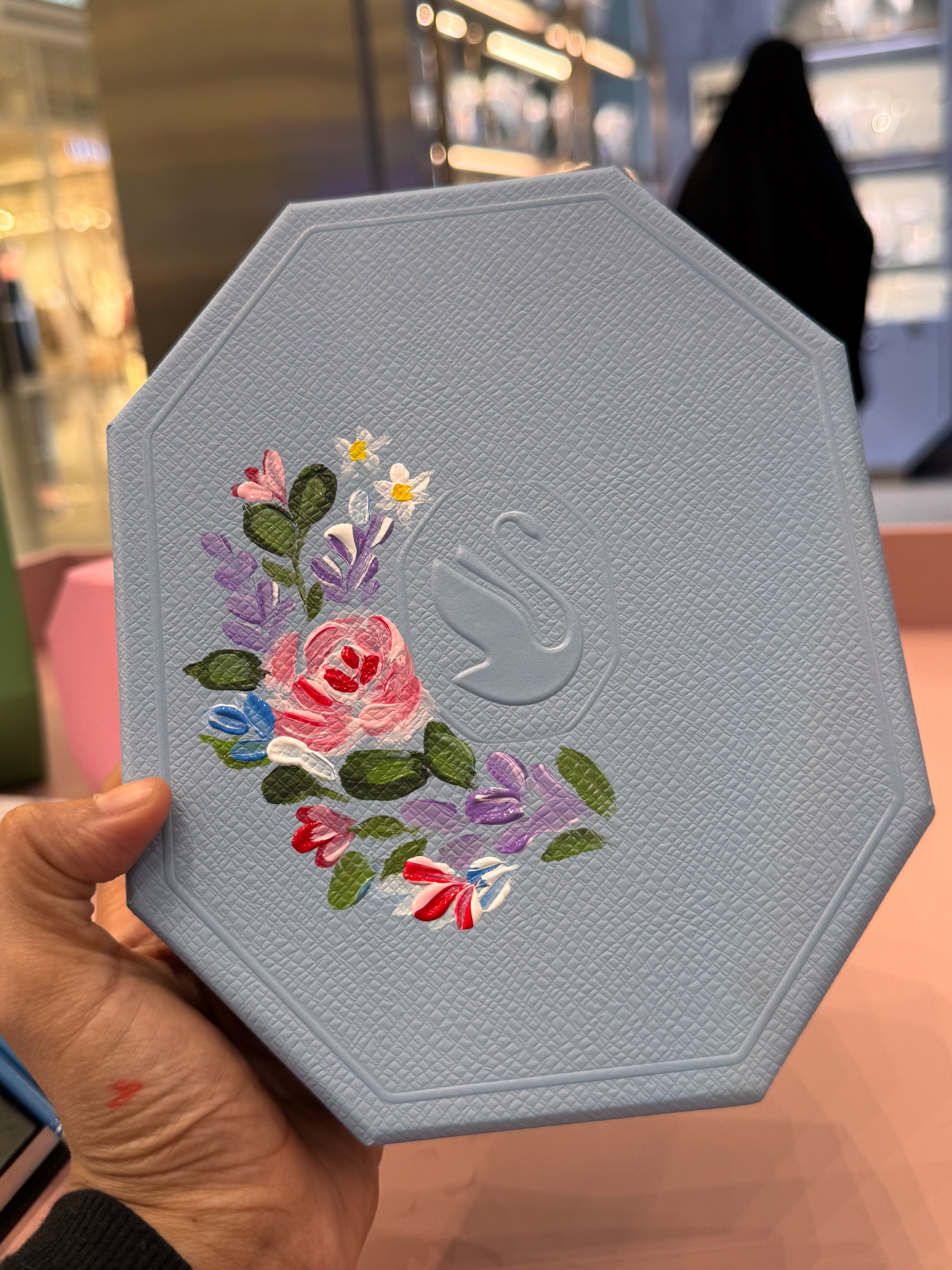 SWAROVSKI-PAINTING FLORALS