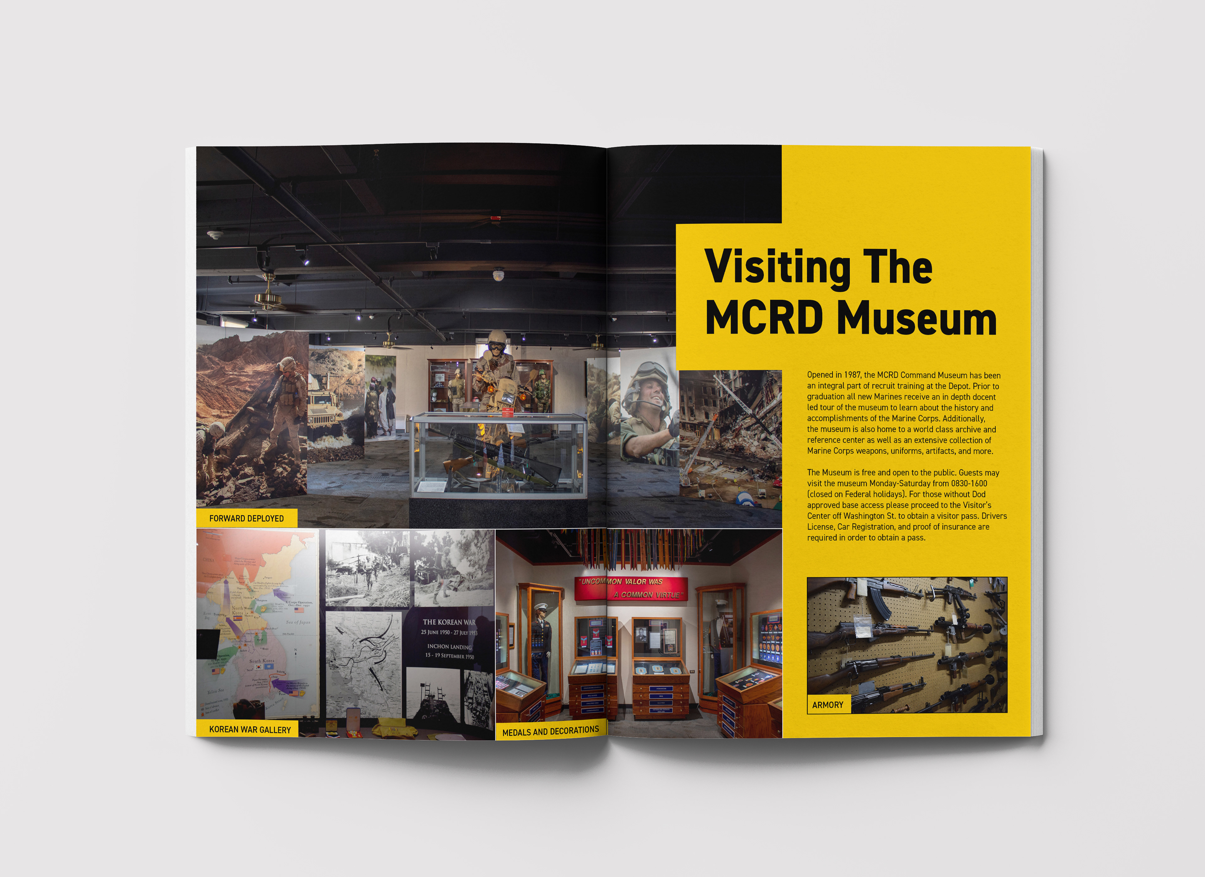 MCRD Museum Foundation Gift Store Catalog - Page Layout