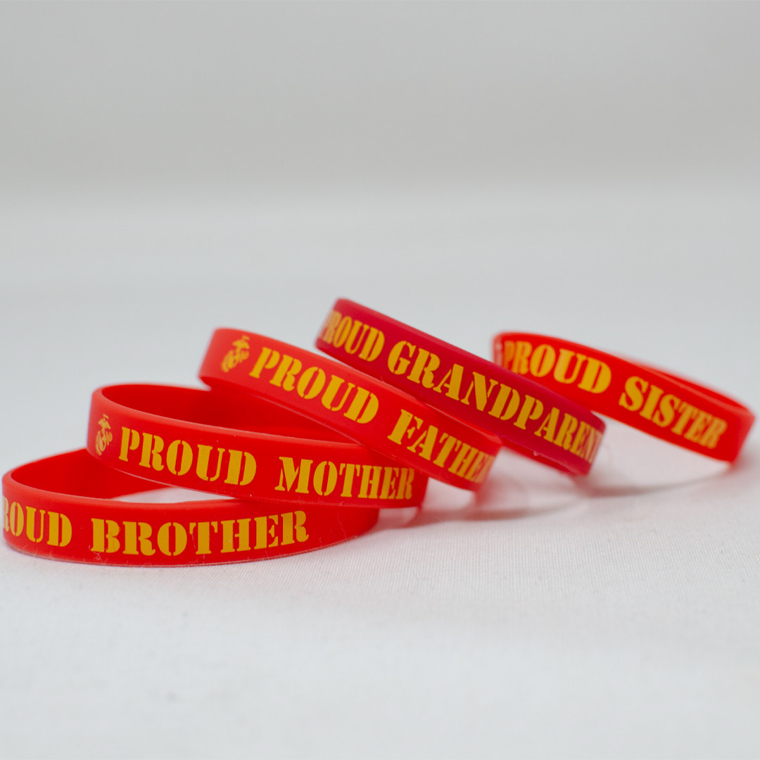 "PROUD" Silicone Wristbands