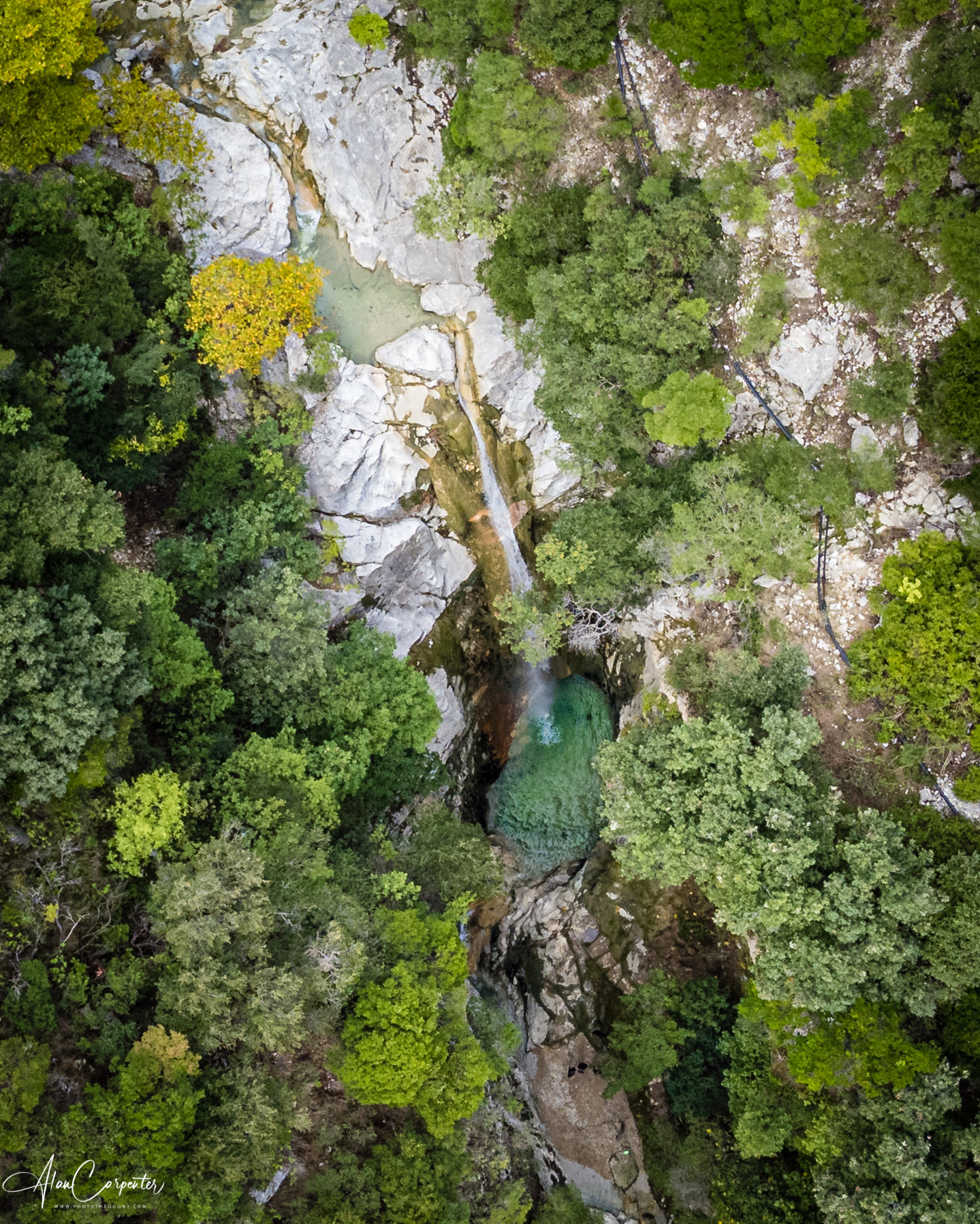 The waterfalls
