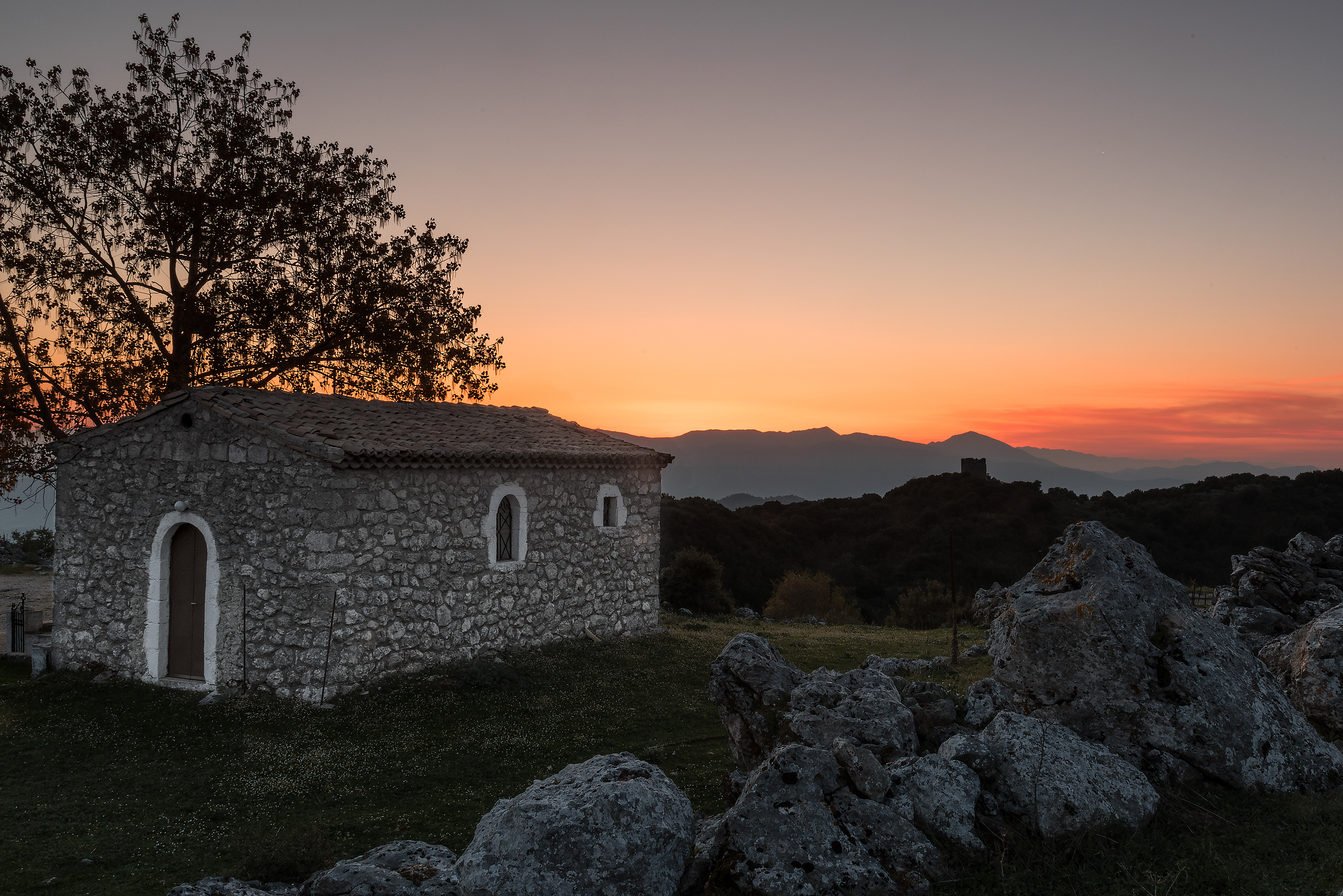 Agios Donatos at Sunrise