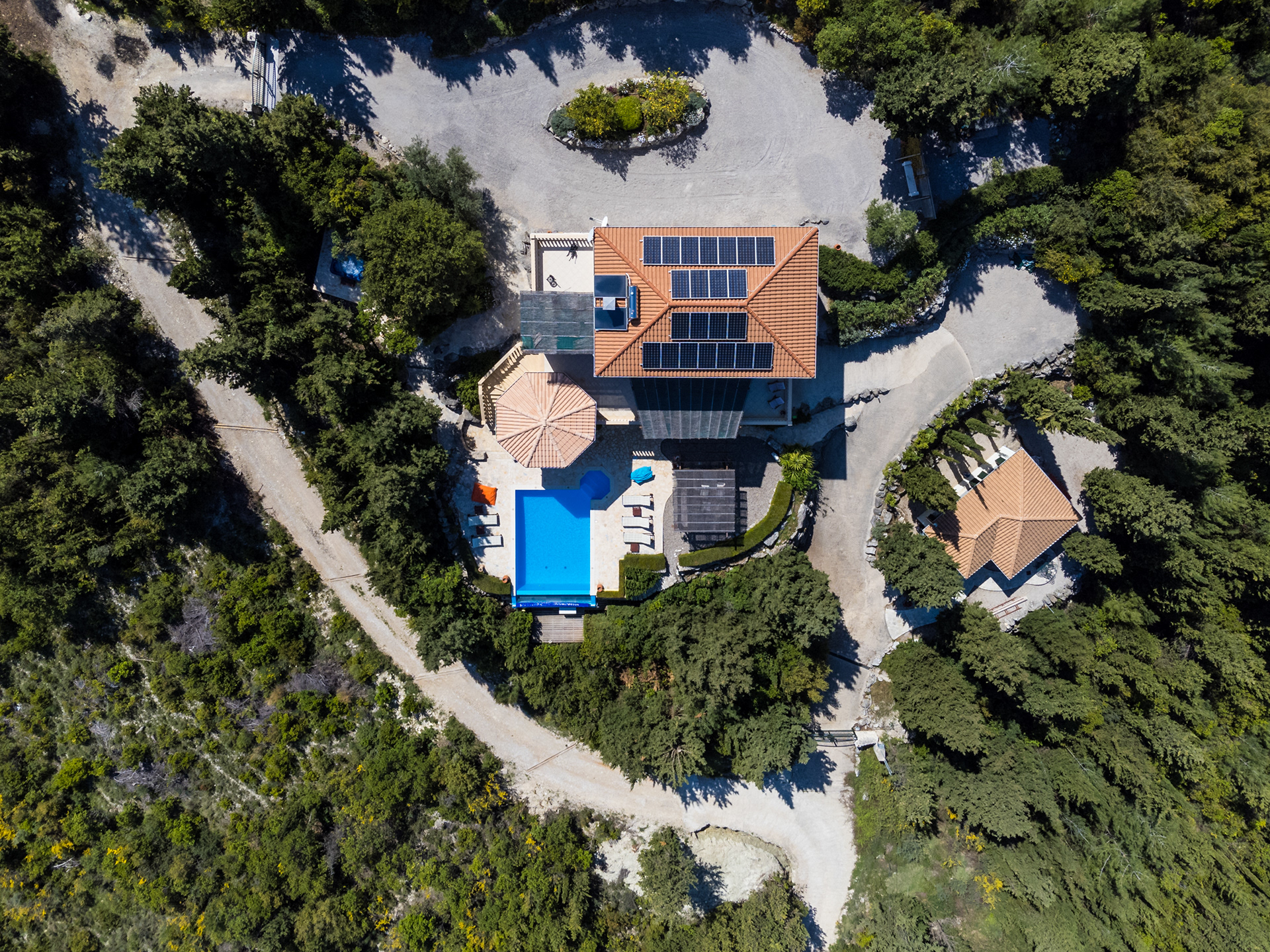 From the air