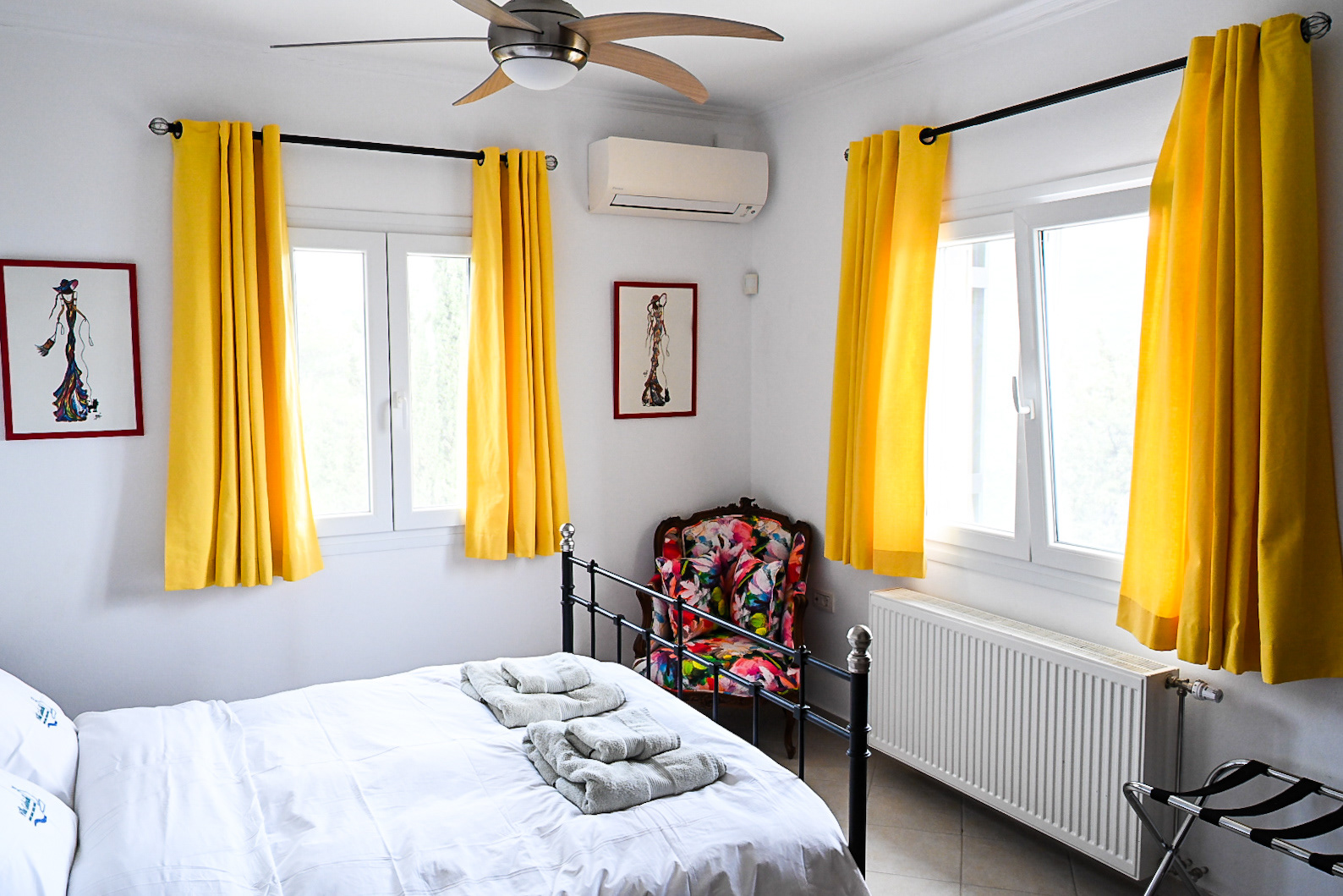 Bright colours, comfort and classic style all merge at Villa Gabriella Lefkada