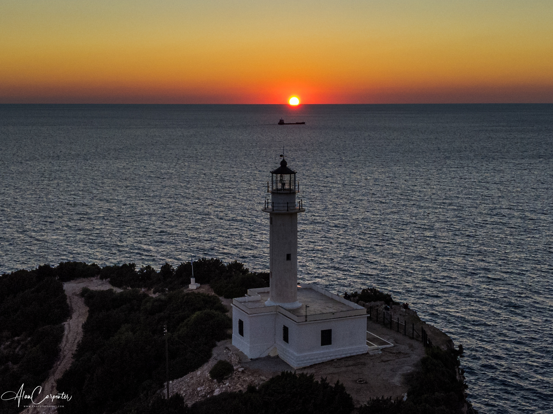 Cape Lefkada's lighthouse