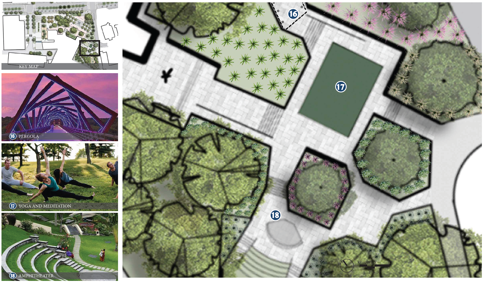 ENLARGEMENT:  AMPHITHEATER AND YOGA SANCTUARY