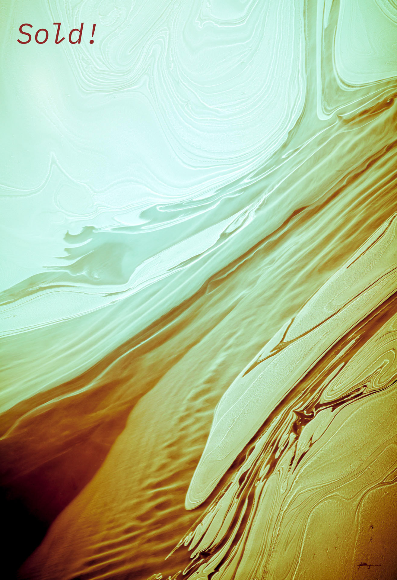 Dune I - 2018 - Acryl/Abgelichtet - Fine Art Print auf Alu Dibond - 60x90 - SOLD!