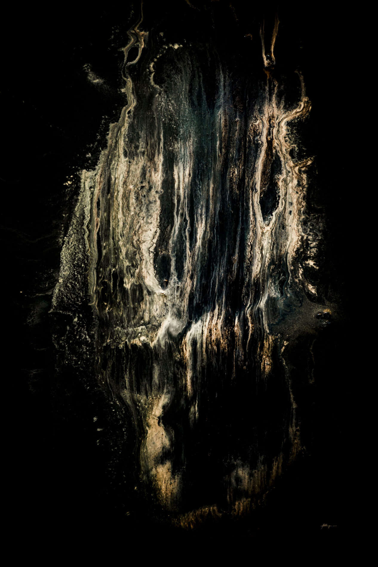 Nirvana I - 2019 - Gouache - Fine Art Print auf Alu Dibond 130x200