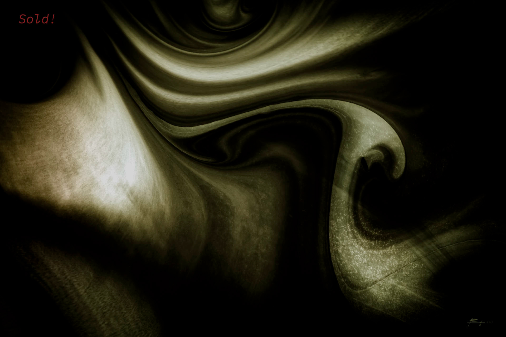 Flow of harmony - 2019 - Acryl/Abgelichtet - Fine Art Print auf Alu Dibond - 90x60 - SOLD!