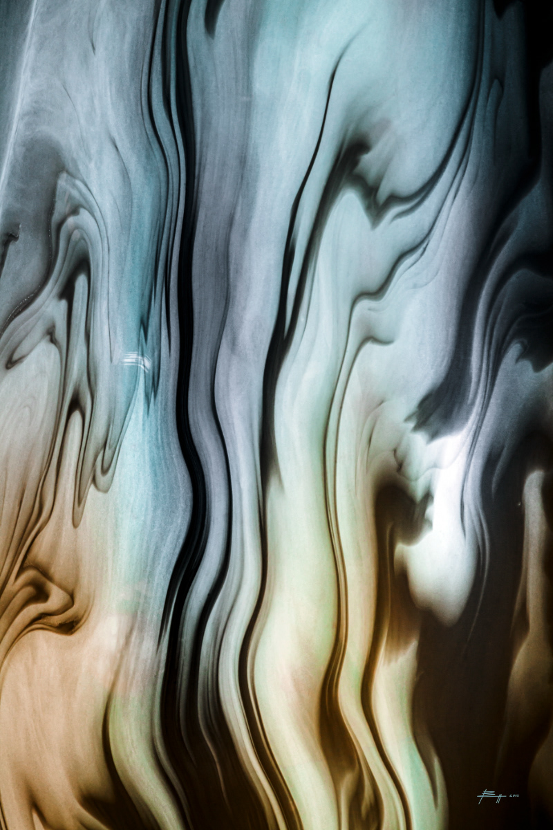 Flowing II - 2022 - Acryl/Abgelichtet - Fine Art Print auf Alu Dibond - 100x150 / 90x60