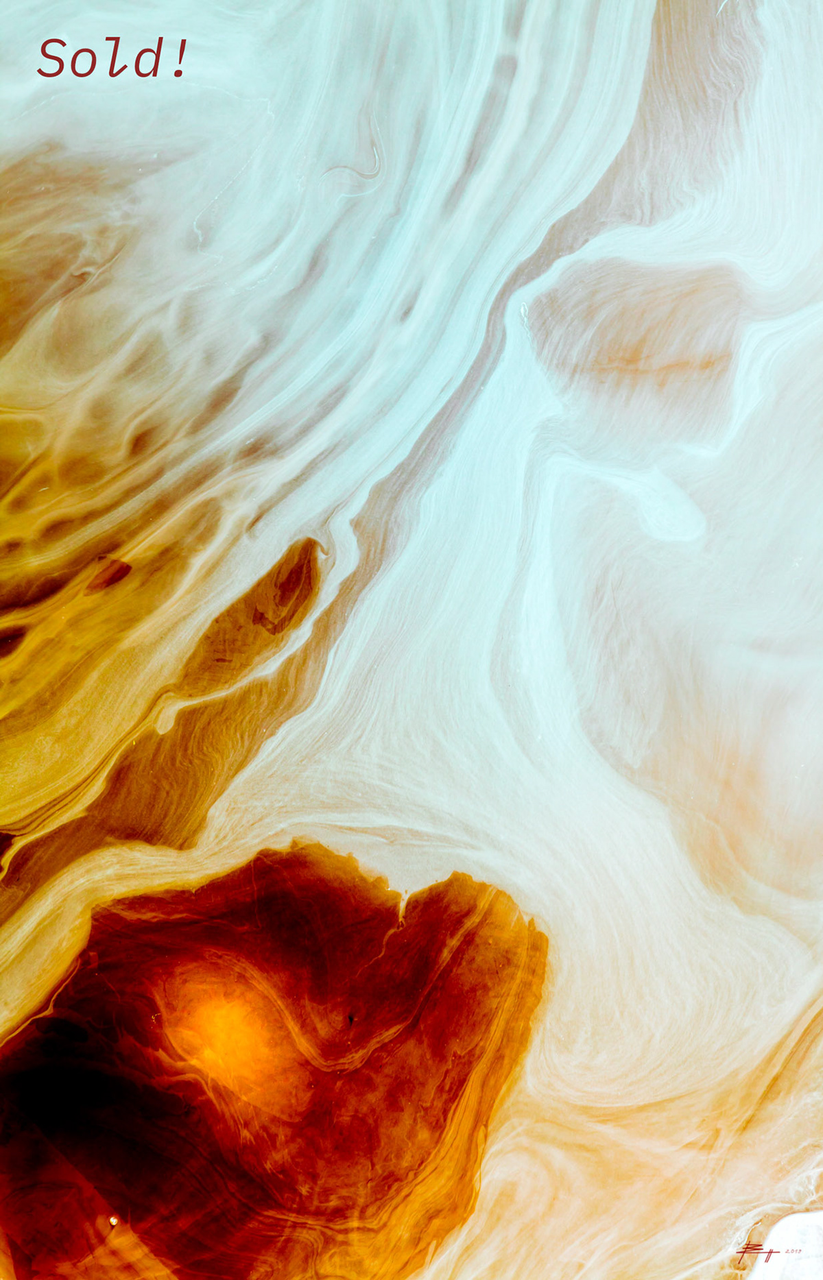 Dune II - 2018 - Acryl/Abgelichtet - Fine Art Print auf Alu Dibond - 60x90 - SOLD!