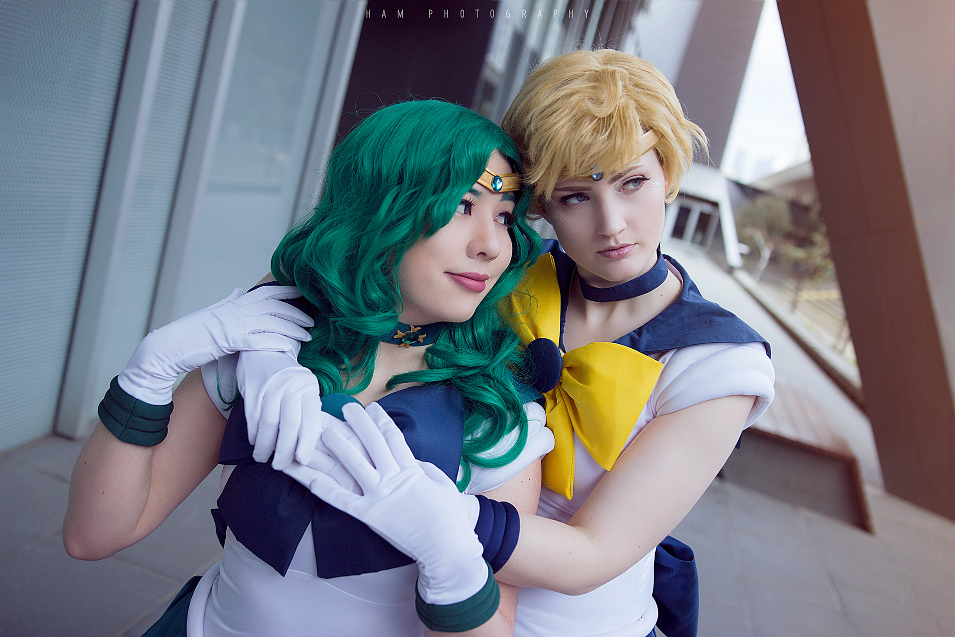 Sailor Neptune by @sapphotea & Sailor Uranus by @kiriecosplay at MadFest Melbourne 2019