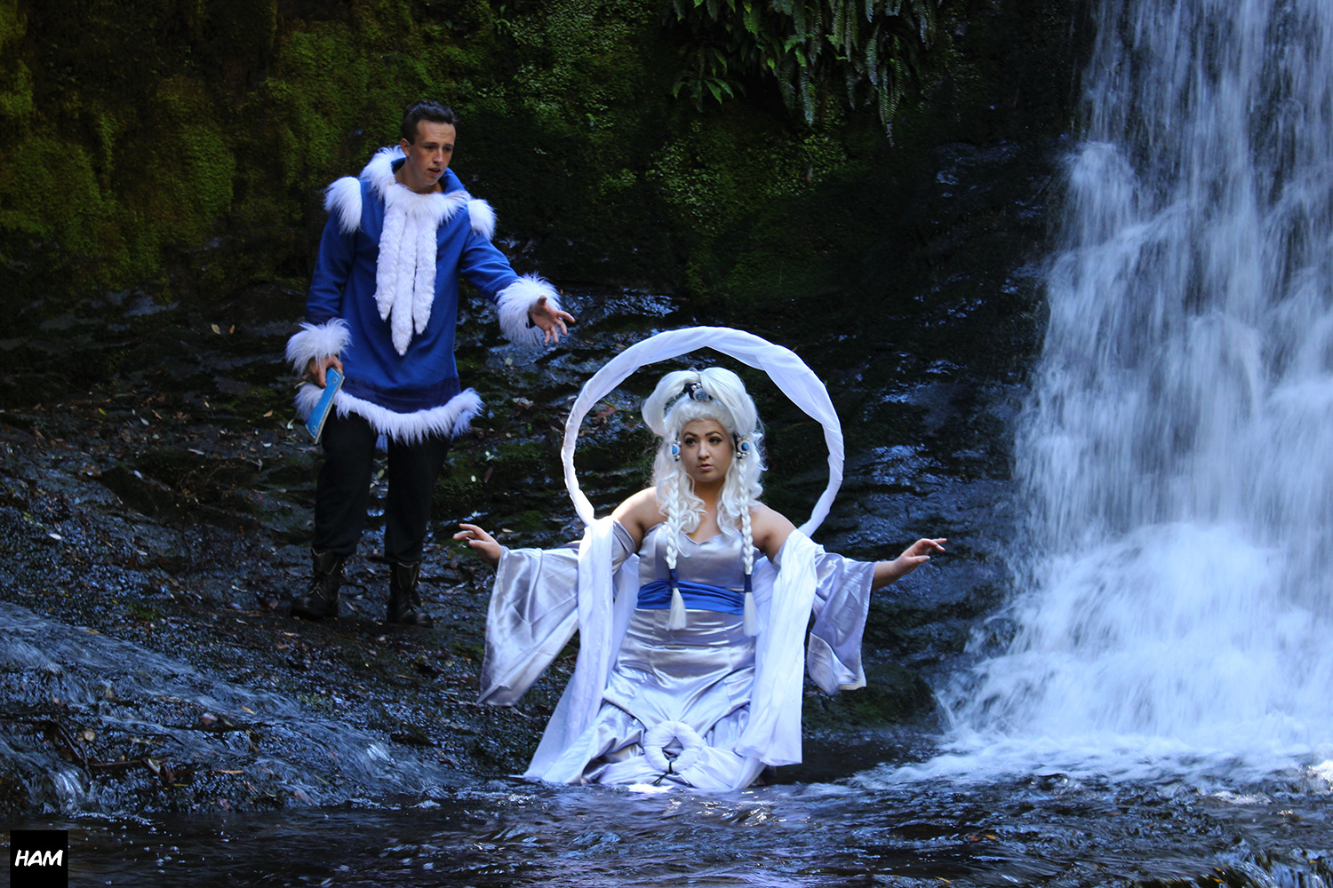 Sokka by @dwaynedarcy & Princess Yue by @cosfaye_cosplay