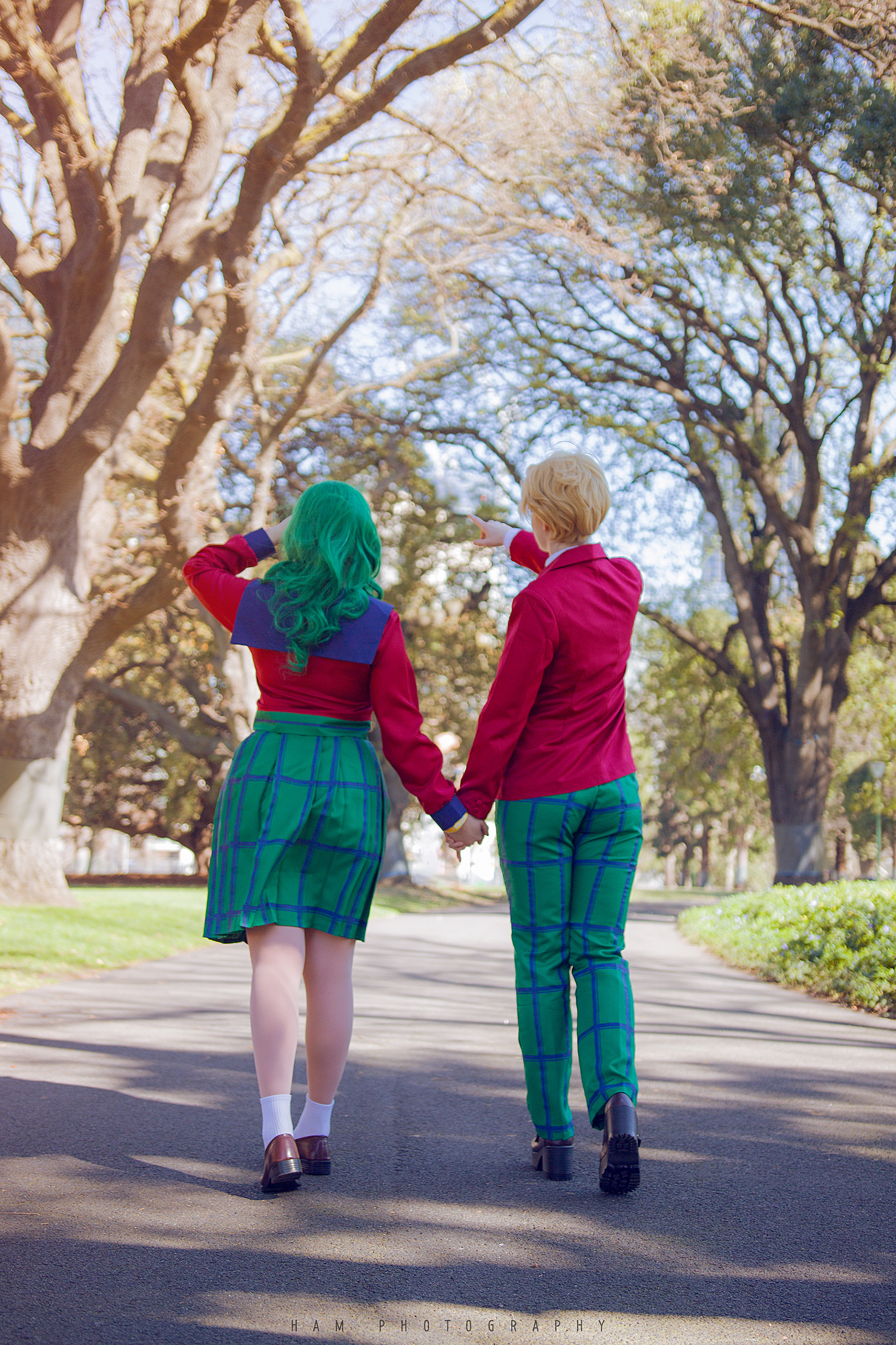 Michiru by @sapphotea & Haruka by @kiriecosplay at Animaga 2019