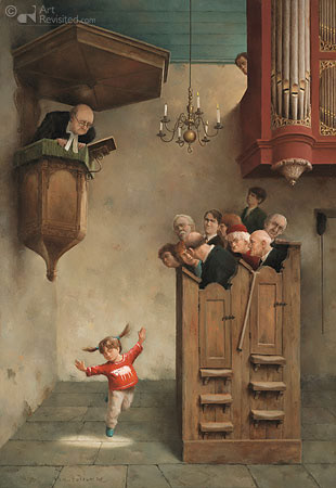 Dansje in de kerk