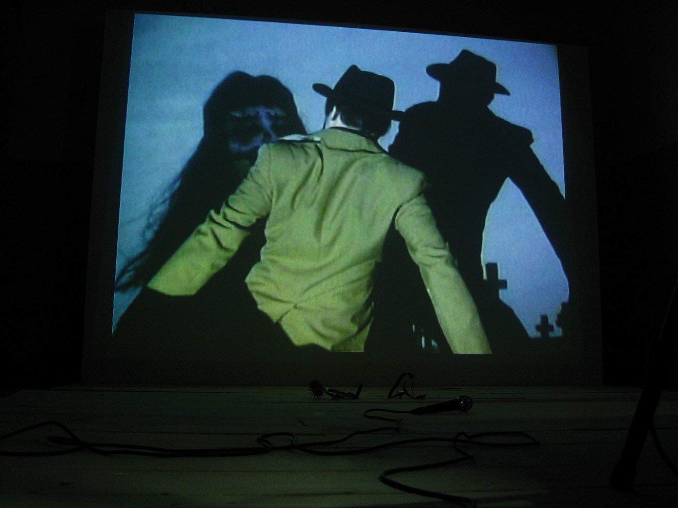 Installation with video