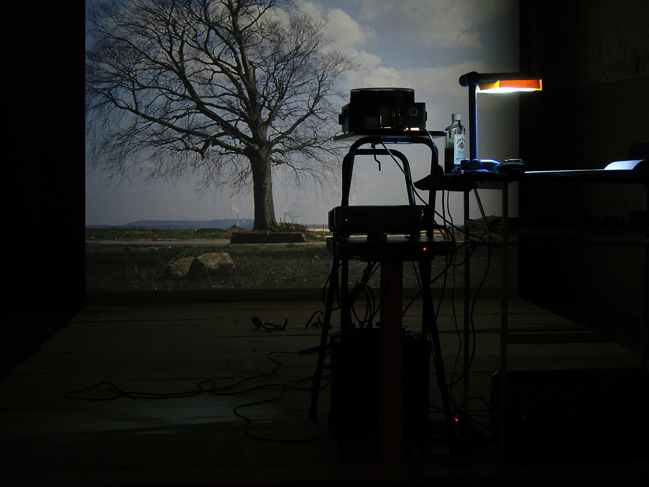 Installation with slides