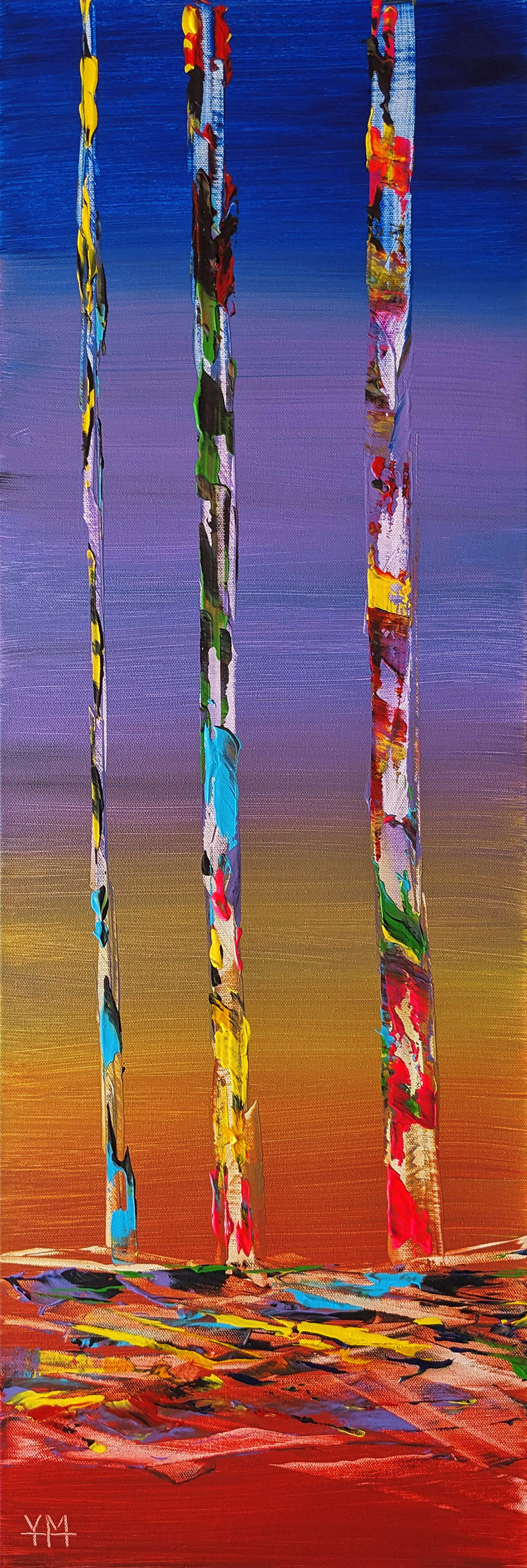Vertiginum 05 - 30 x 90 x 3,7 cm