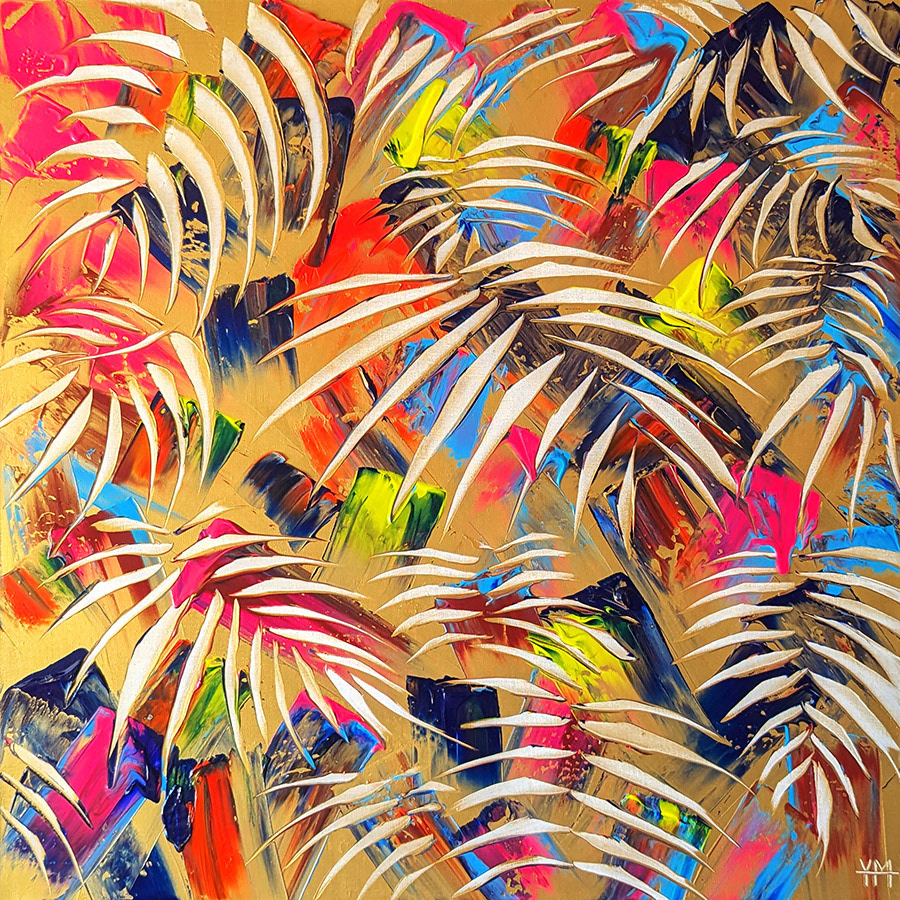 Planthéose 03 - 100 x 100 x 2,5 cm