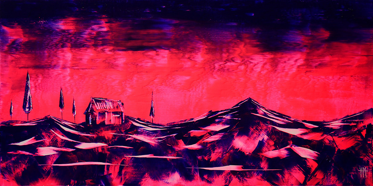 La maison du repos - 140 x 70 x 2,8 cm