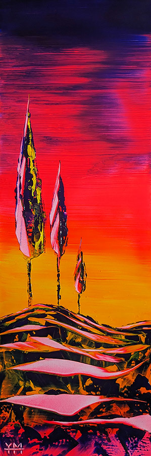 Le repos de lumière - 30 x 90 x 3,7 cm