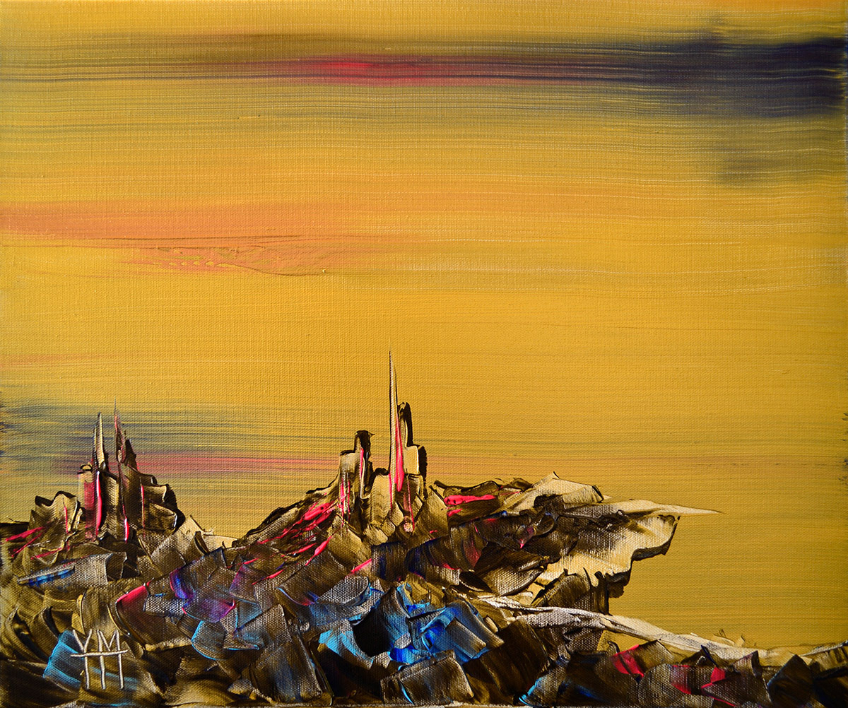 La Cité de cuivre - 55 x 46 x 1,6 cm