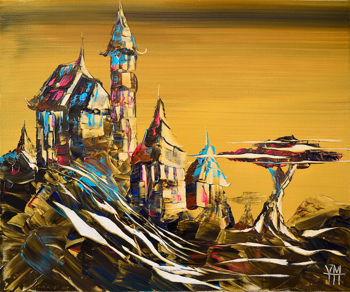 Le hameau du repos - 55 x 46 x 1,6 cm