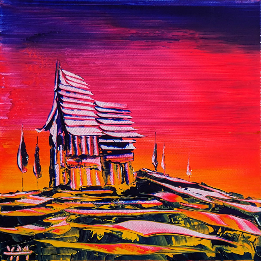 Templitude 02 - 30 x 30 x 2 cm