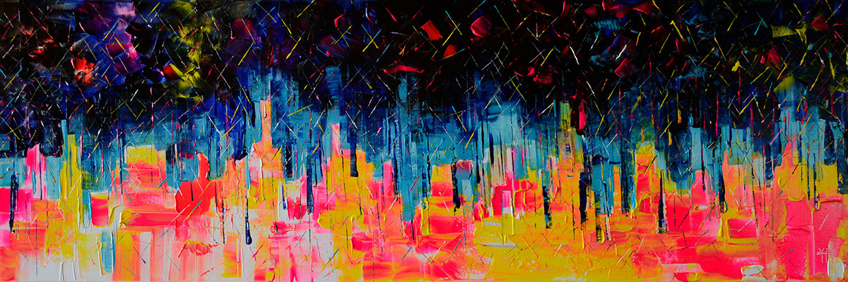 Terre de lumière - 150 x 50 x 3,7 cm