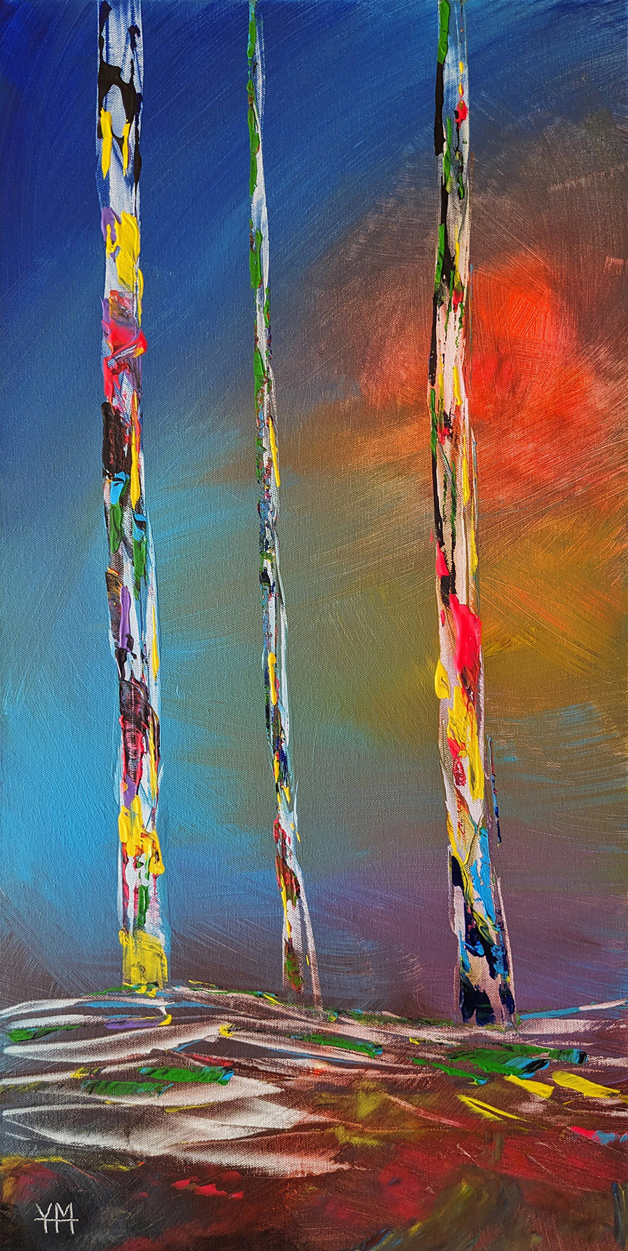 Vertiginum 06 - 40 x 80 x 3,7 cm