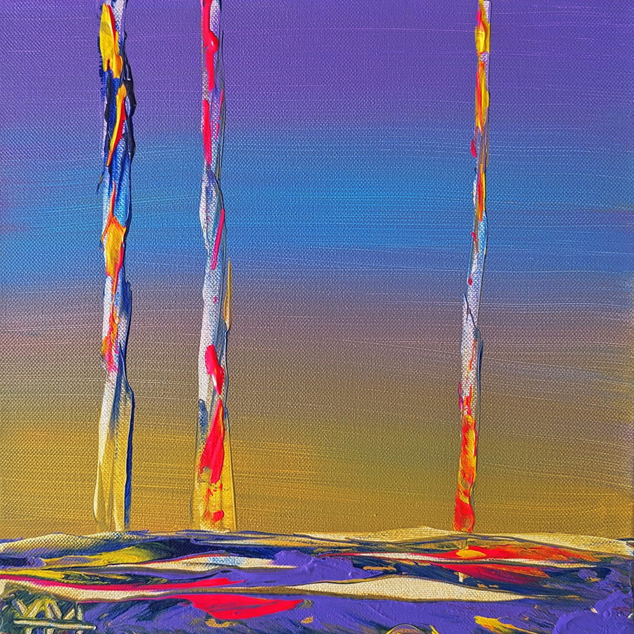 Vertiginum 07 - 30 x 30 x 2 cm