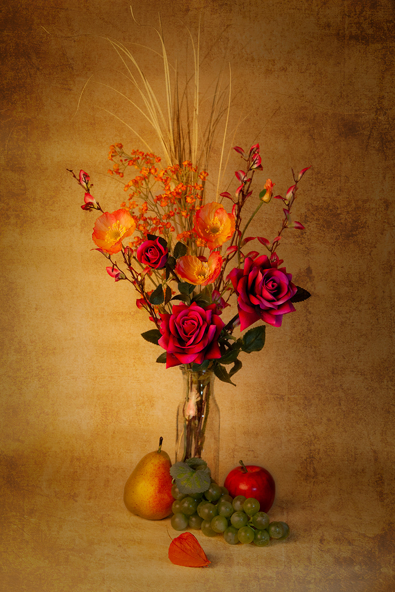 Fruit With Vase