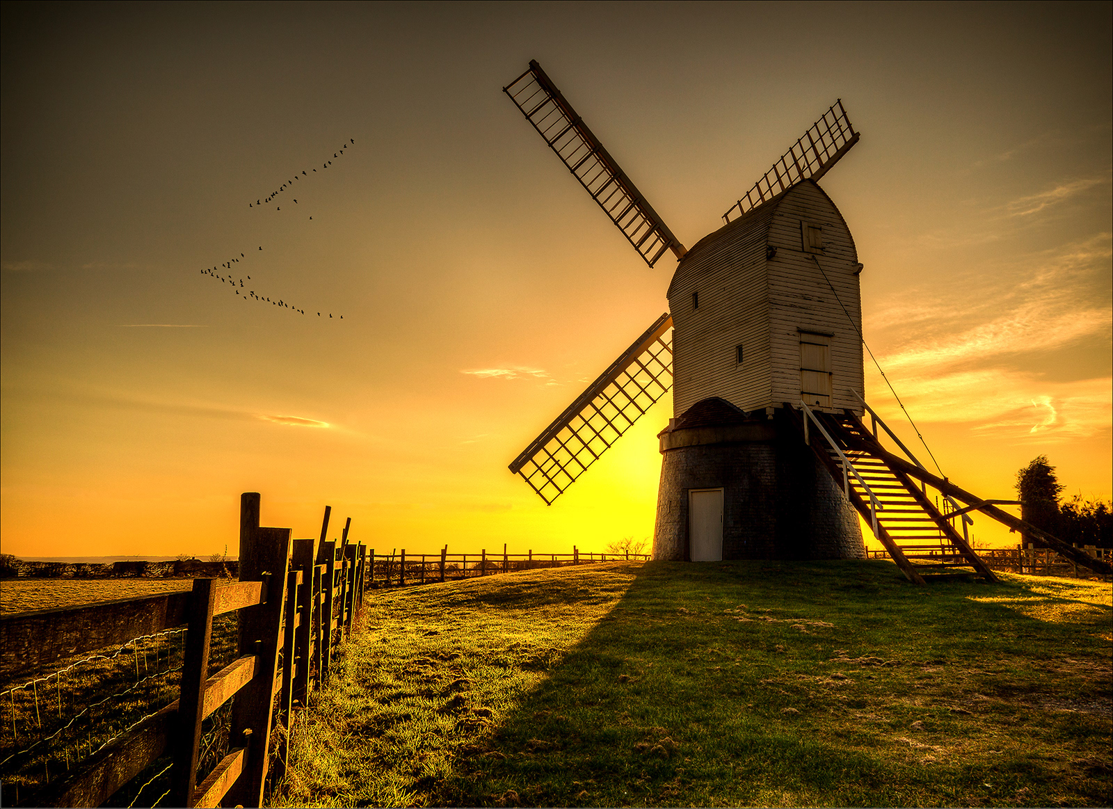 Wrawby Mill Sunset