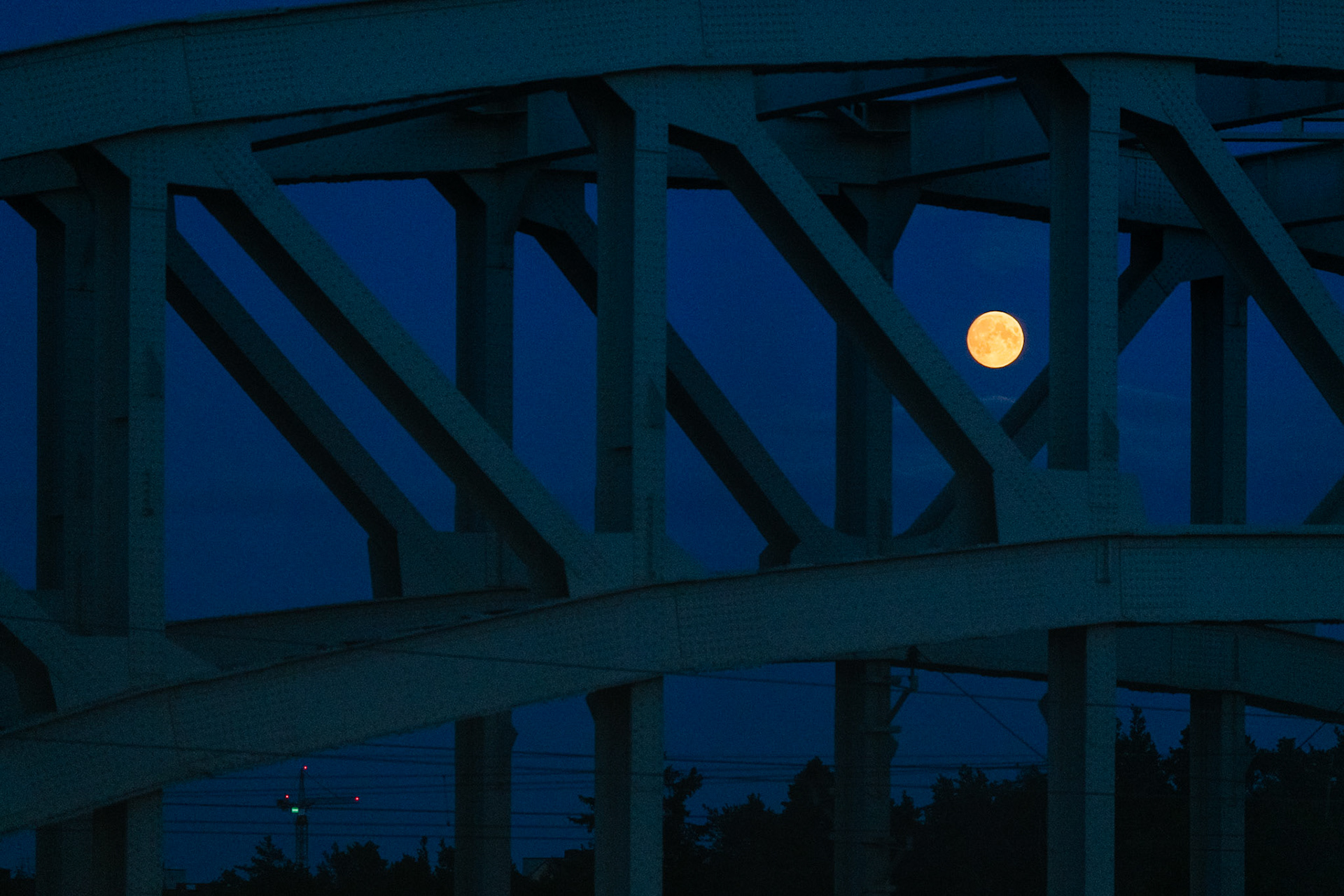 Caged moon