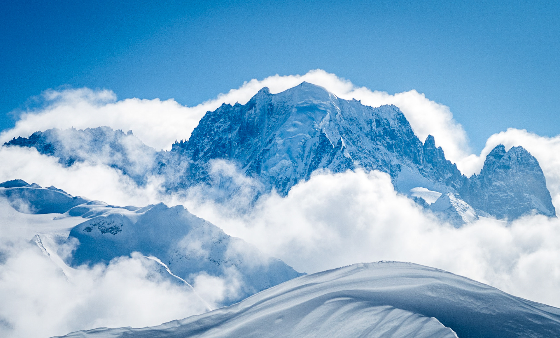 Chamonix peaks