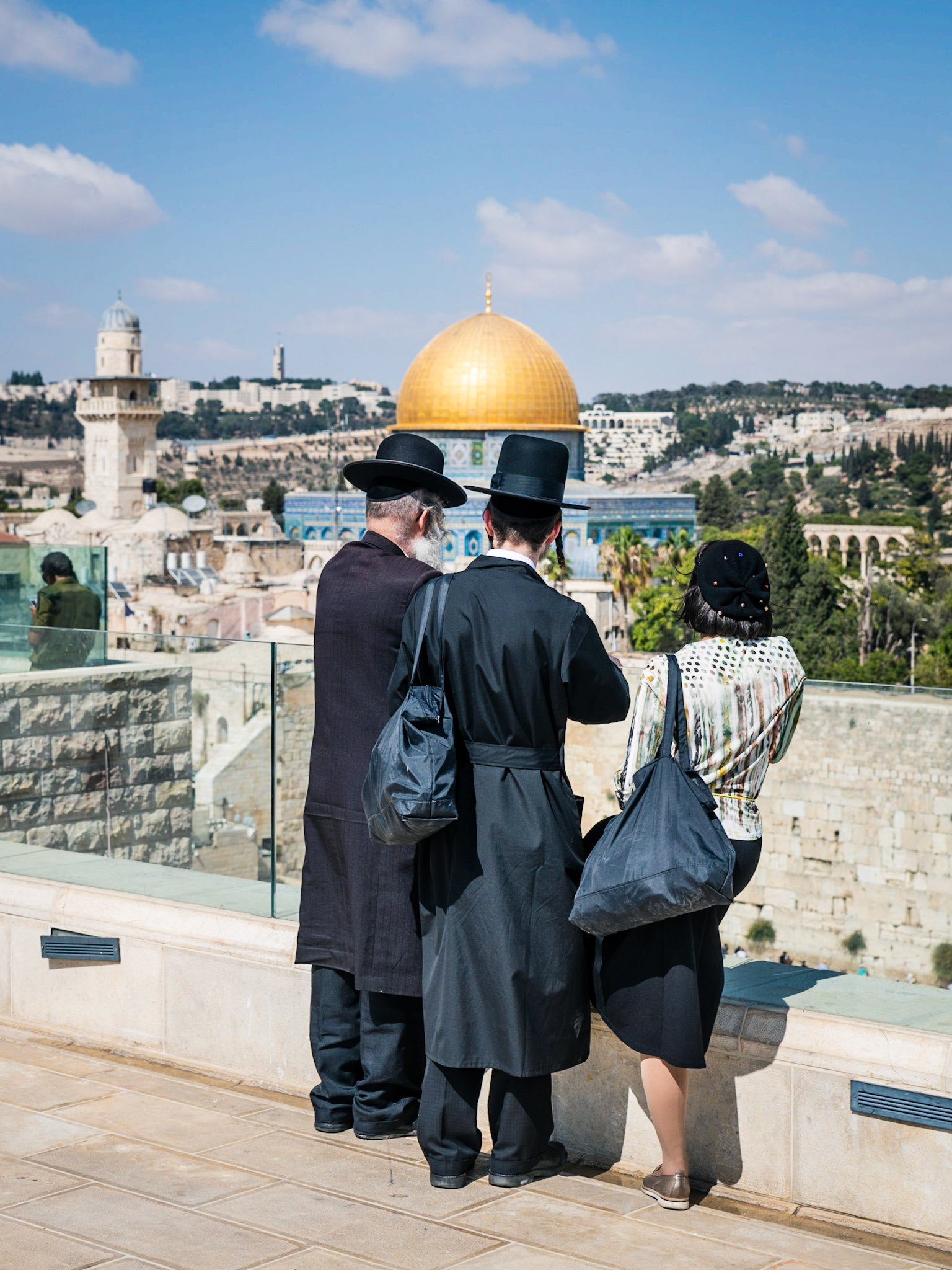 Looking at the Temple mount